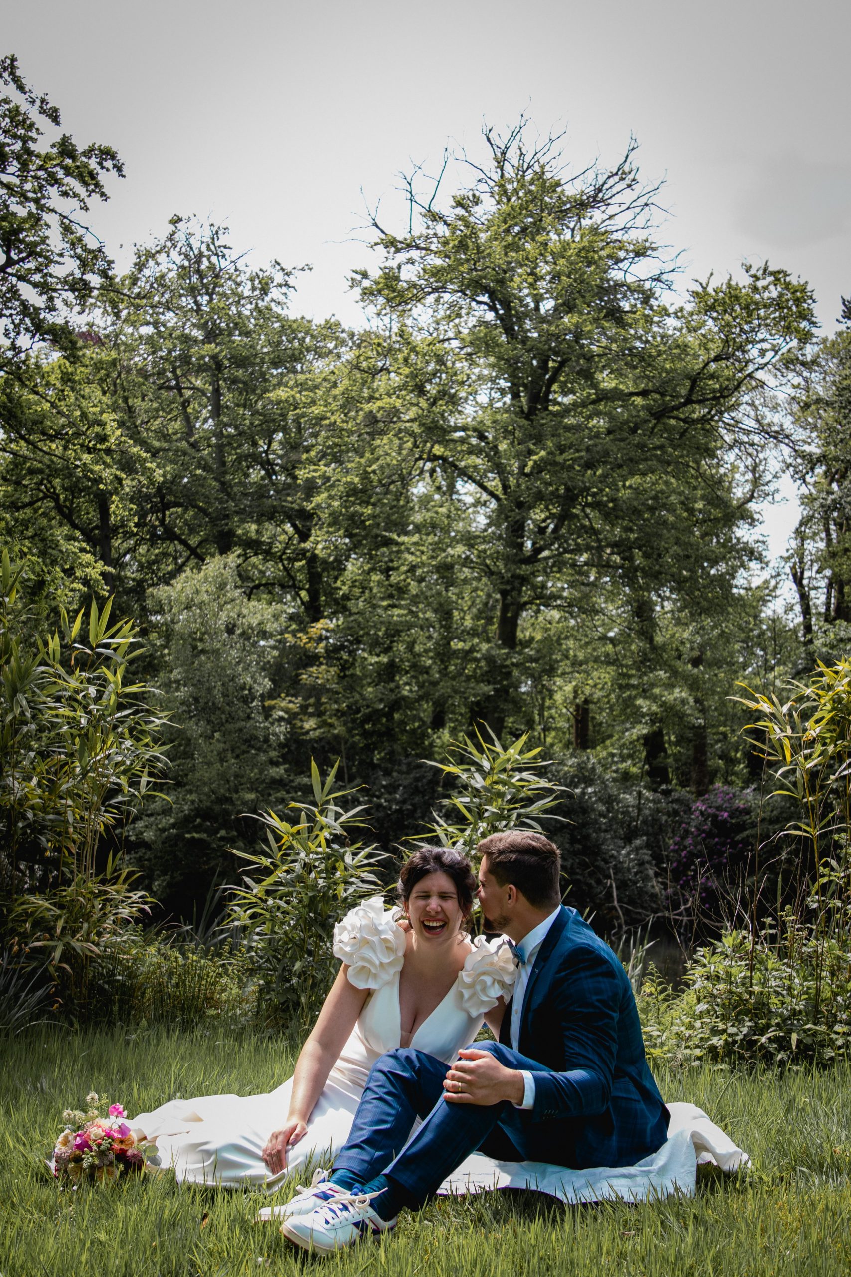 Huwelijk vrolijk samen