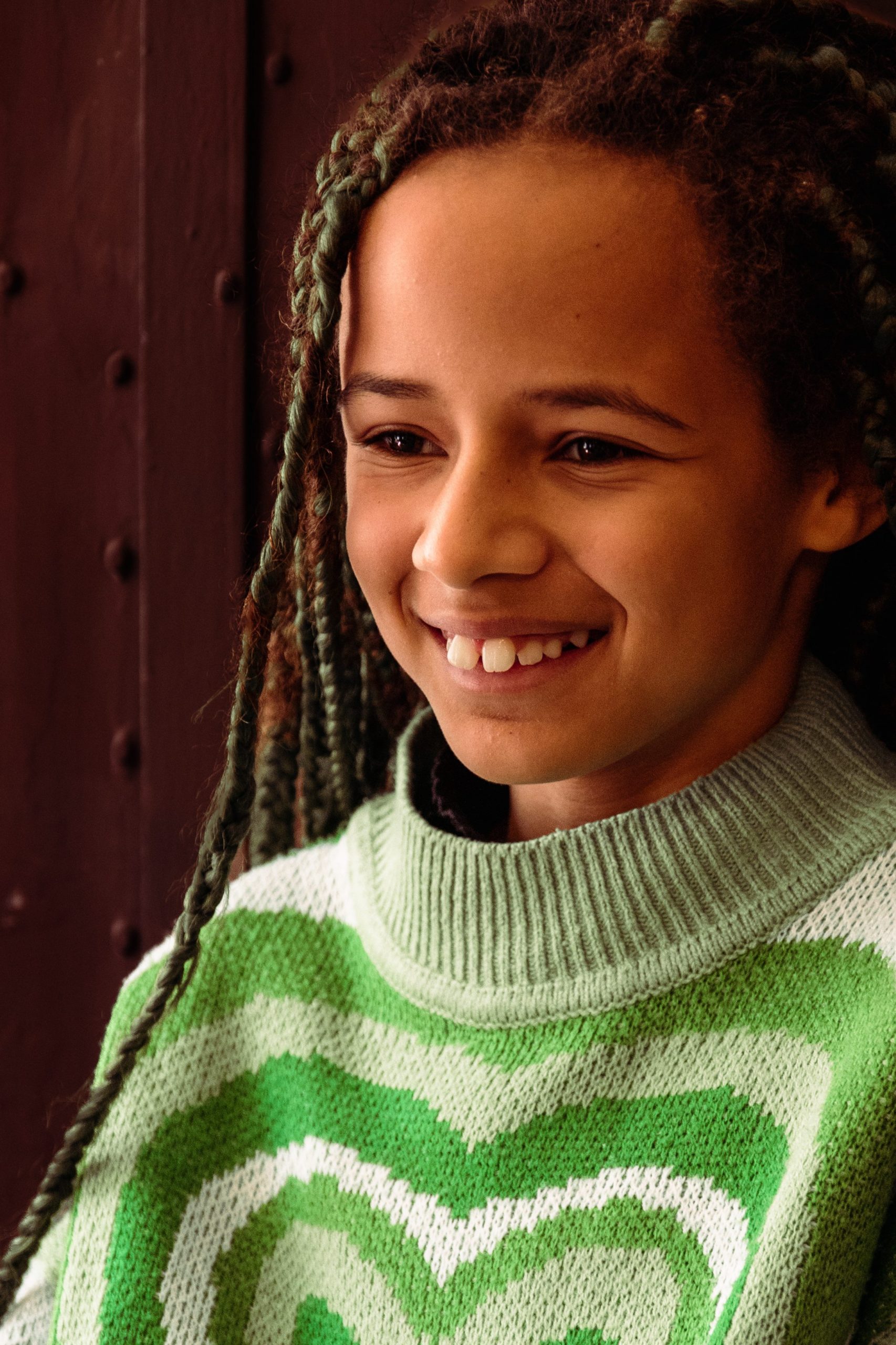 Fjeder portret communie lentefeest